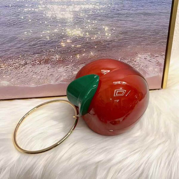 Apple-shaped evening bag - Image 6