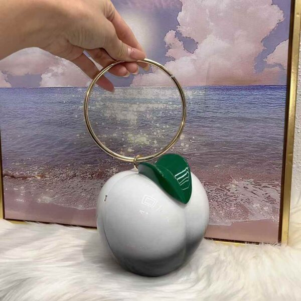 Apple-shaped evening bag - Image 4