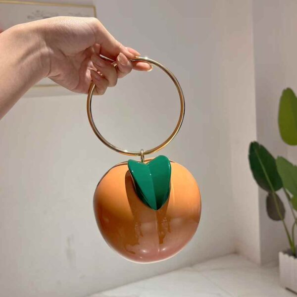 Apple-shaped evening bag - Image 5