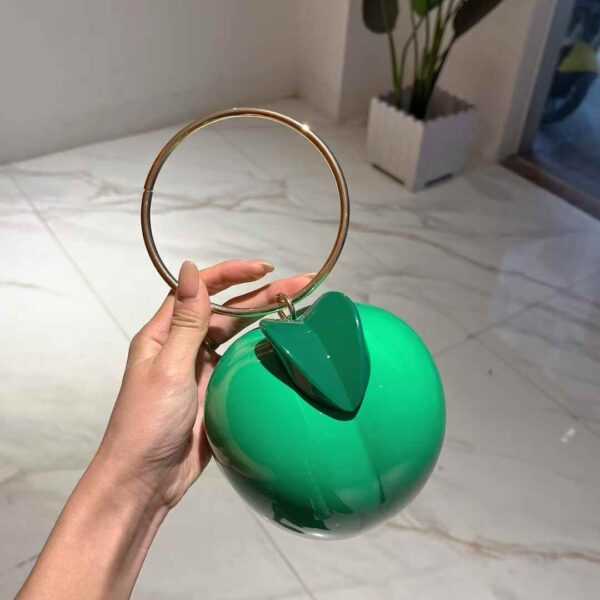 Apple-shaped evening bag - Image 3
