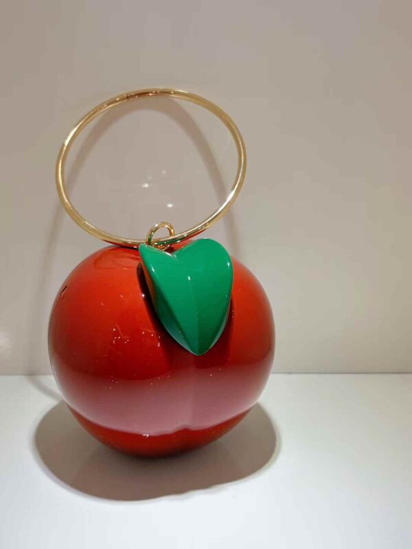 Apple-shaped evening bag - Image 2